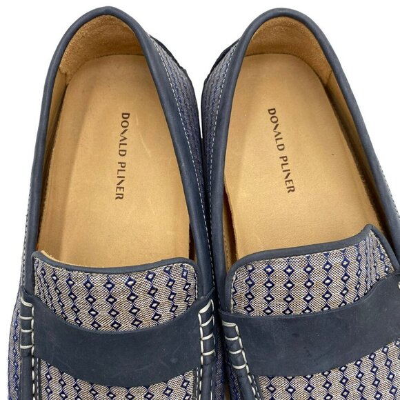 Donald Pliner Volar Printed Driver Notched Vamp and Topstitched Men\'s Size 10.5 main image 7